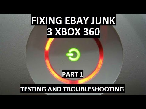 Fixing eBay Junk - 3 Xbox 360s - Part 1 Testing and Diagnosing Problems