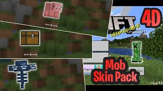 WORKING 4D MOB SKIN PACK FOR MINECRAFT POCKET EDITION! | MCPE [v1.14] screenshot 5