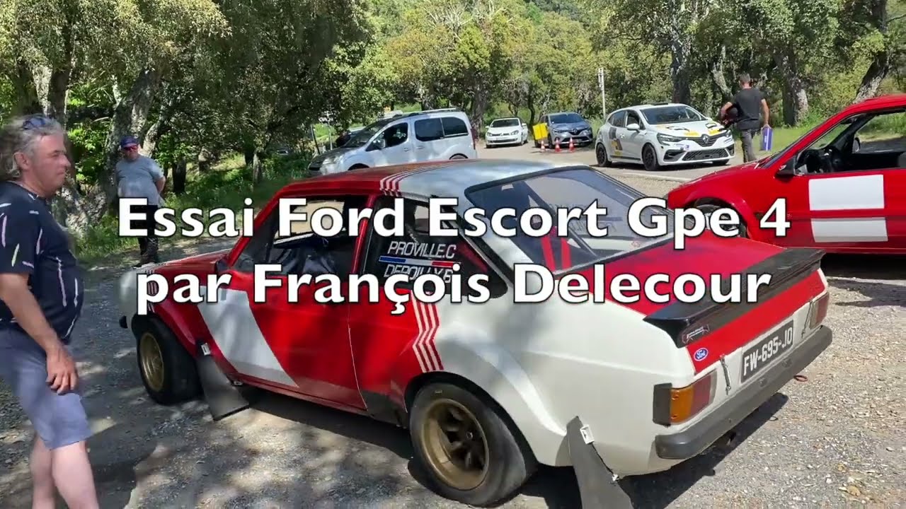 Essai par François Delecour de sa Ford Escort Groupe 4