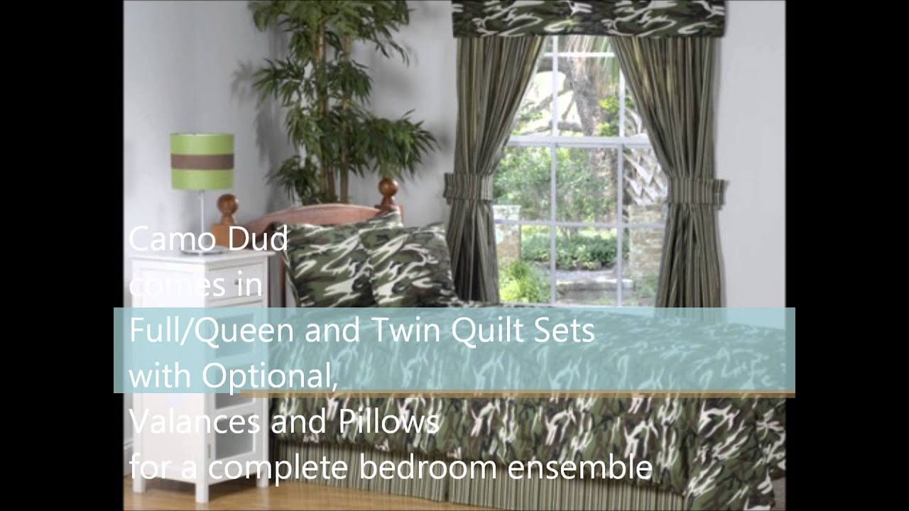 Camo Dude Bedding by Victor Mill