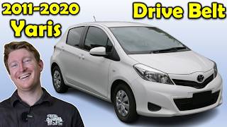 How to Change Drive Belt – Toyota Yaris 1.3L (2011-2020)