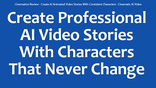 Cinemation Review - Create AI Animated Video Stories With Consistent Characters - Cinematic AI Video