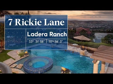 7 Rickie Lane, Ladera Ranch, CA home video tour