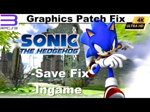 Sonic the Hedgehog  ~Fix Graphics  4K ( 8 X IR ) 60FPS  | RPCS3 v0.0.28-15409 | RTX4090+ i9 13900K