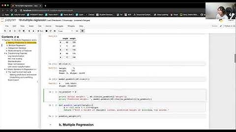 Section 19: Multiple Regression & Model Validation