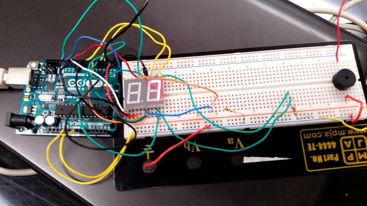 Arduino Shot clock - YouTube
