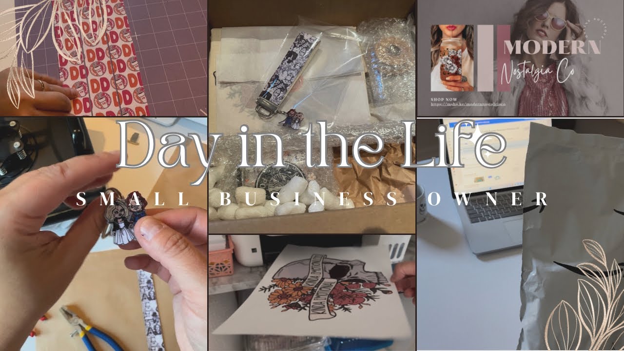 Day in the life of a small business owner | Vlog | Etsy Seller | Studio ...