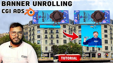 Masterclass: Banner Unroll CGI Ads & Fixing Cloth Roll Issues Blender VFX Tutorial
