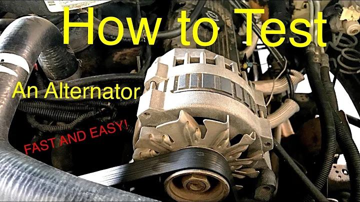 Quick and Easy Alternator Testing