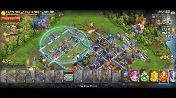 DomiNations: mortars attack vs 420 3D