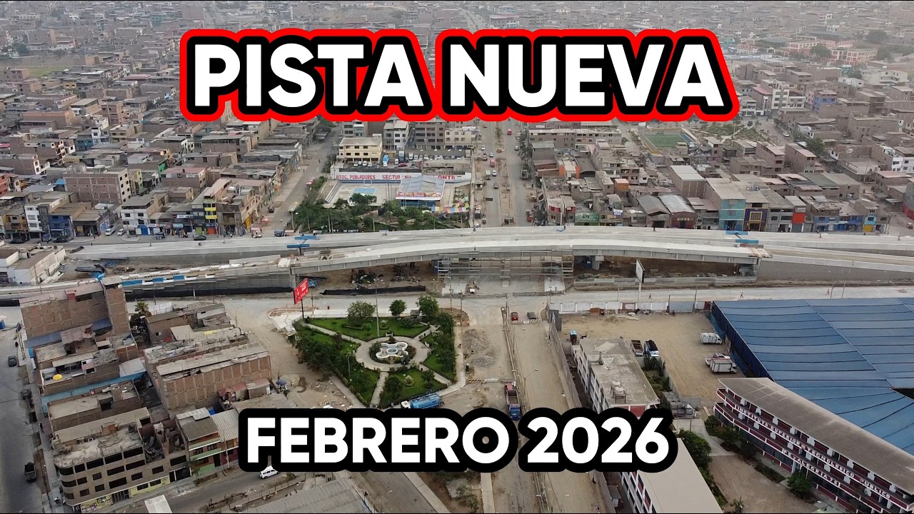 🚧 PISTA NUEVA – Vía Rápida Juan Pablo II | Avances en Febrero 2026