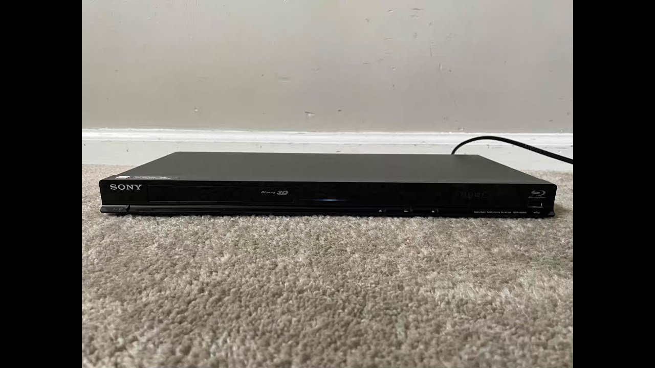 Sony BDPS580 Single BluRay DVD Compact Disc CD Player YouTube