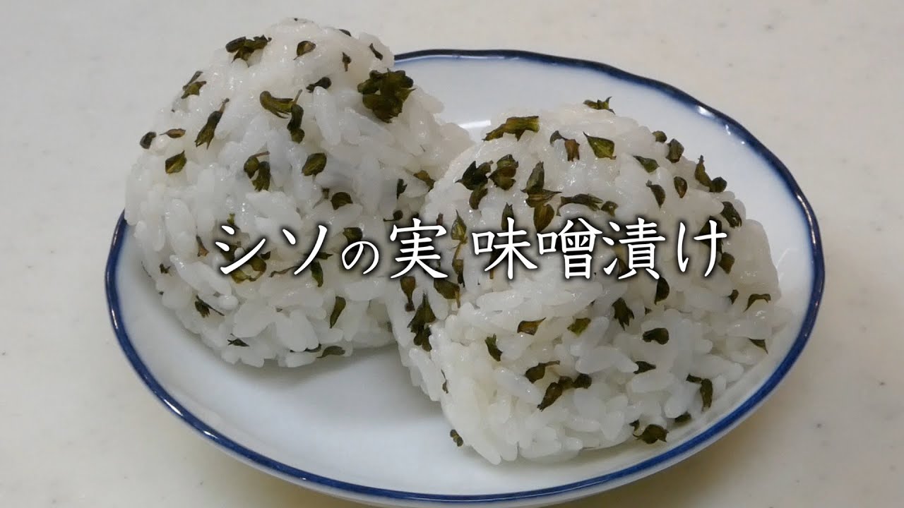 しその実 穂じそ佃煮 作り方 Shiso No Miho Shiso Tsukudani How To Make Youtube