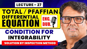 Ordinary Differential Equation in English | Solution of DE By Inspection Method | By GP Sir