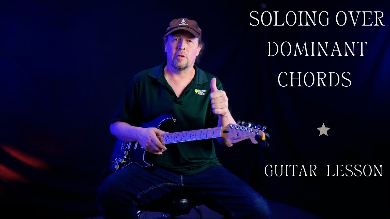 “Soloing Over Dominant Chords” JamAlong Guitar Lesson YouTube