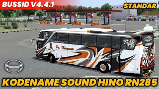 SHARE KODENAME SOUND HINO RN STD | BUSSID V4.4.1