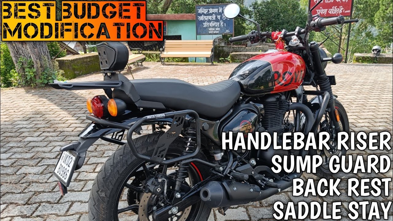 BEST MODIFIED HUNTER 350 HANDLEBAR RISER FOR HUNTER 350 HUNTER 350