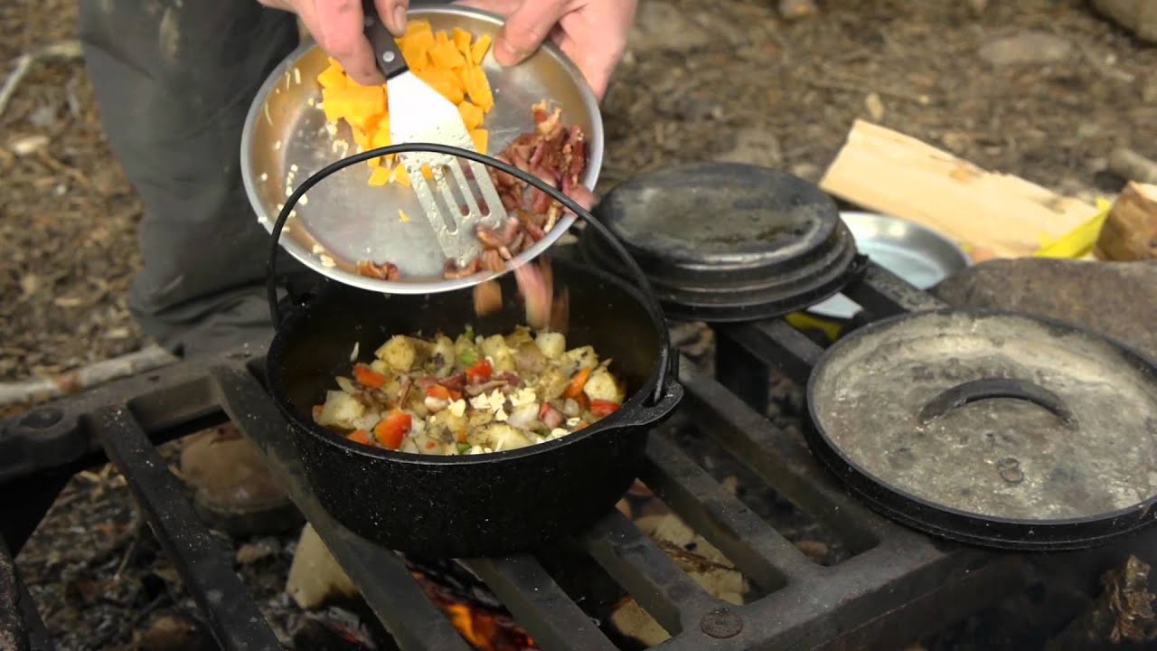 Dutch Oven Cooking Classic Egg Bake YouTube