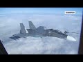 Дозаправка бомбардировщиков и истребителей России в небе над Крымом