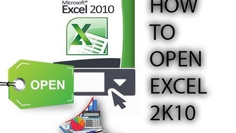 How to open MS Excel 2010 || MS Excel 2010 || Tutorial # 1