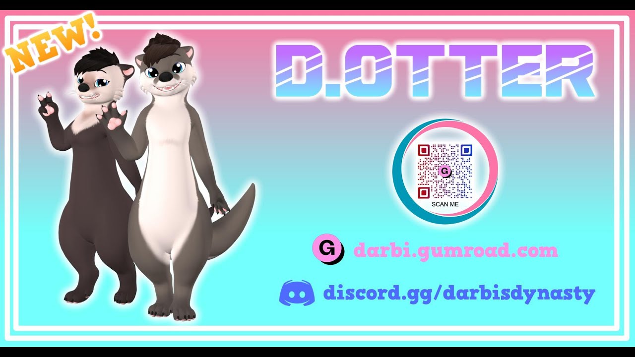 D.Otter V1 VRChat Base (PC + Quest)