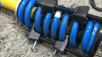 5 Tips For Working With Coil Spring Compressors - Coilover Strut Assembly