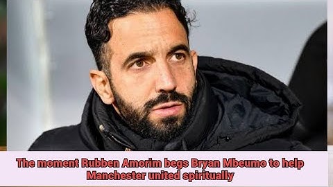 Rúben Amorim ASKS Bryan Mbeumo To Help Manchester United 😭⚽ | Comedy Skit by Baanurusport TV