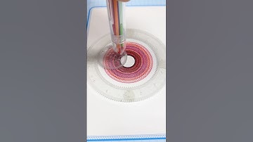 Most Satisfying Color Rings Ever. #spirograph #oddlysatisfying #asmr #shorts