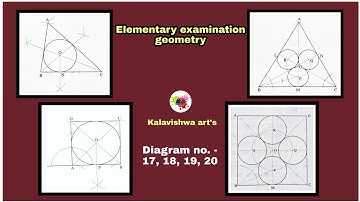 Elementary exam geometry/ elementary geometry diagram no.-17,18,19,20/ एलिमेंट्री परीक्षा भूमिती