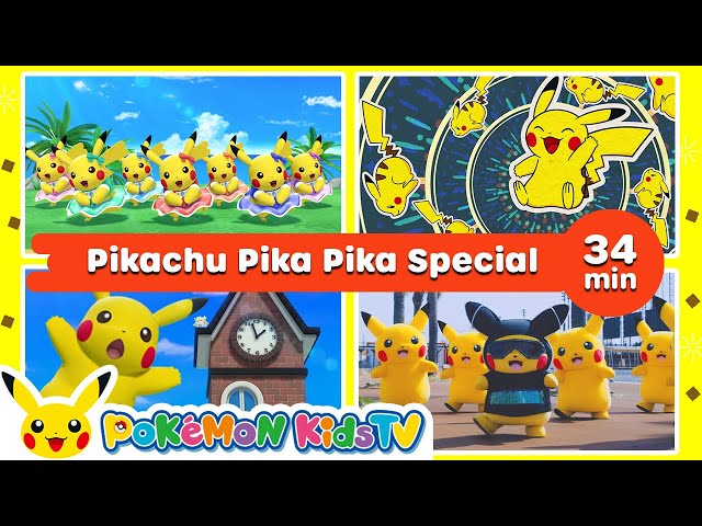 Pikachu Pika Pika Special | Pokémon Song | Original Kids Song | Pokémon Kids TV class=