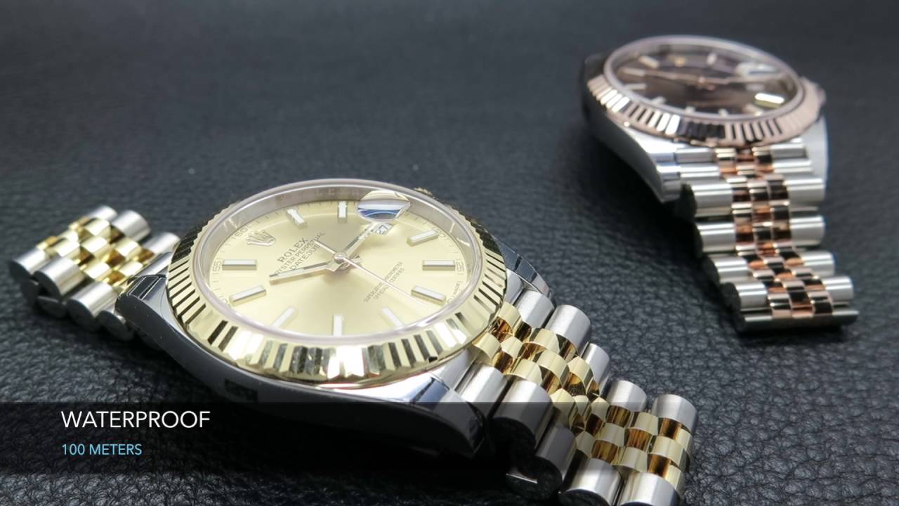 datejust 41 on wrist