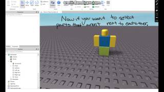 Selecting, Moving, and Rotating Parts ~ Roblox ~ Tutorial