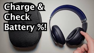 How to Charge Beats Studio Pro \& Check Battery %!