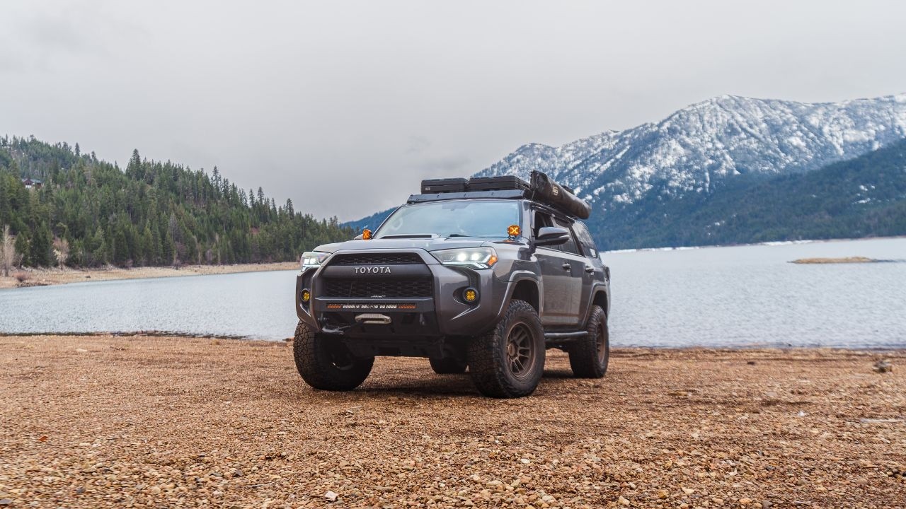 Relaxing camping in my 4Runner | Lake camping in Washington