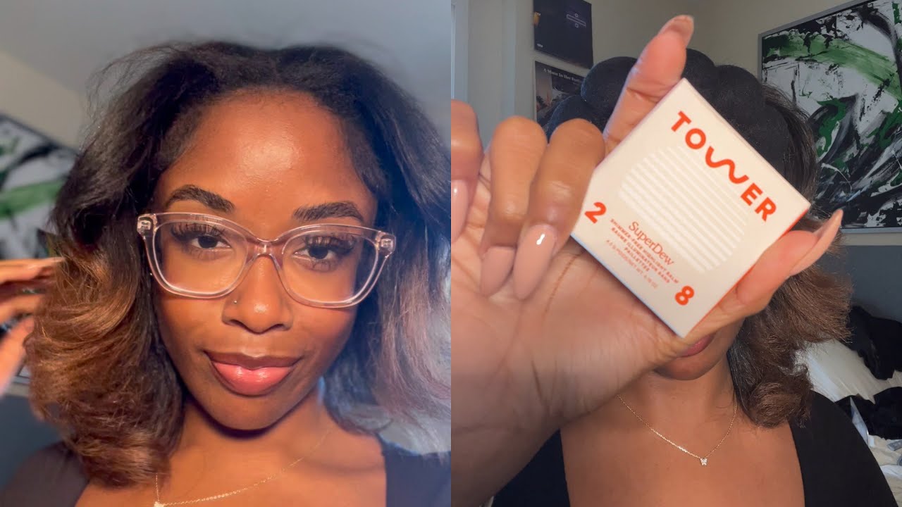 Tower 28 SuperDew Highlighter on Brown Skin