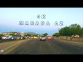Tucson to Marana 4K Drive 🇺🇸 | Arizona Desert Road Trip – رحلة هادئة وسط الصحراء