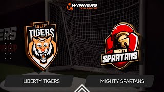 Winners Goal Pro Cup. Liberty Tigers - Mighty Spartans 07.06.24. Second Group Stage. Group Winners