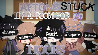 Aftons stuck in a room for 24 || Afton Family Reunion || My AU