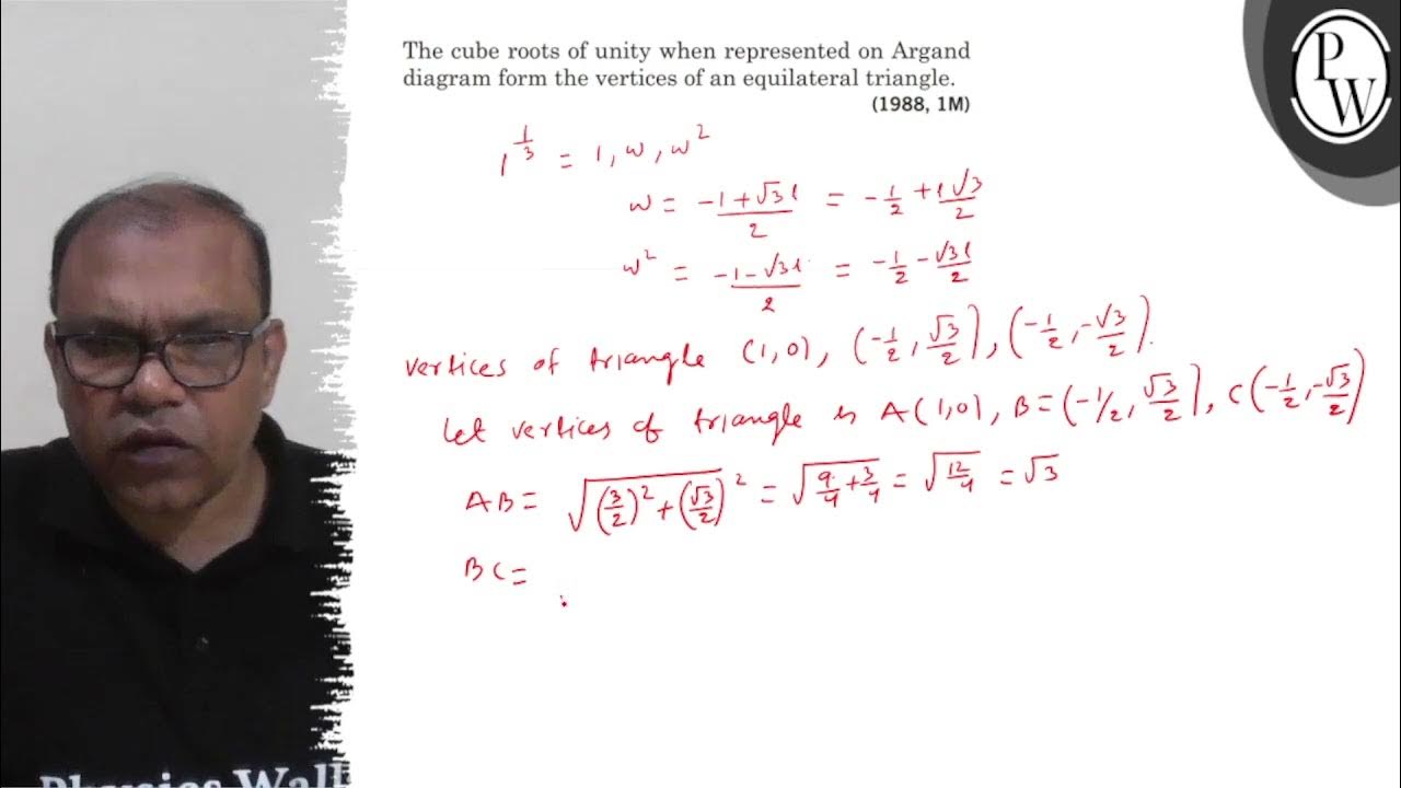 The cube roots of unity when represented on argand diagram form the