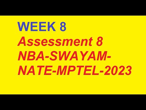 nba nptel assignment