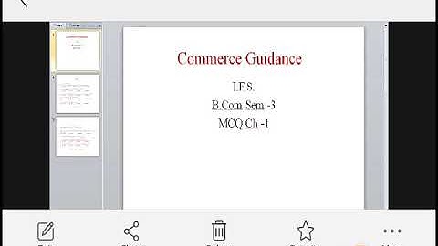 B. Com Sem 3 Chapter 1 IFS