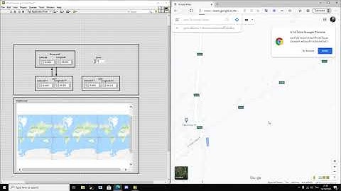 LabView Google Map Api