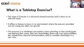 Disaster Exercises - Practice to Be Prepared Webinar