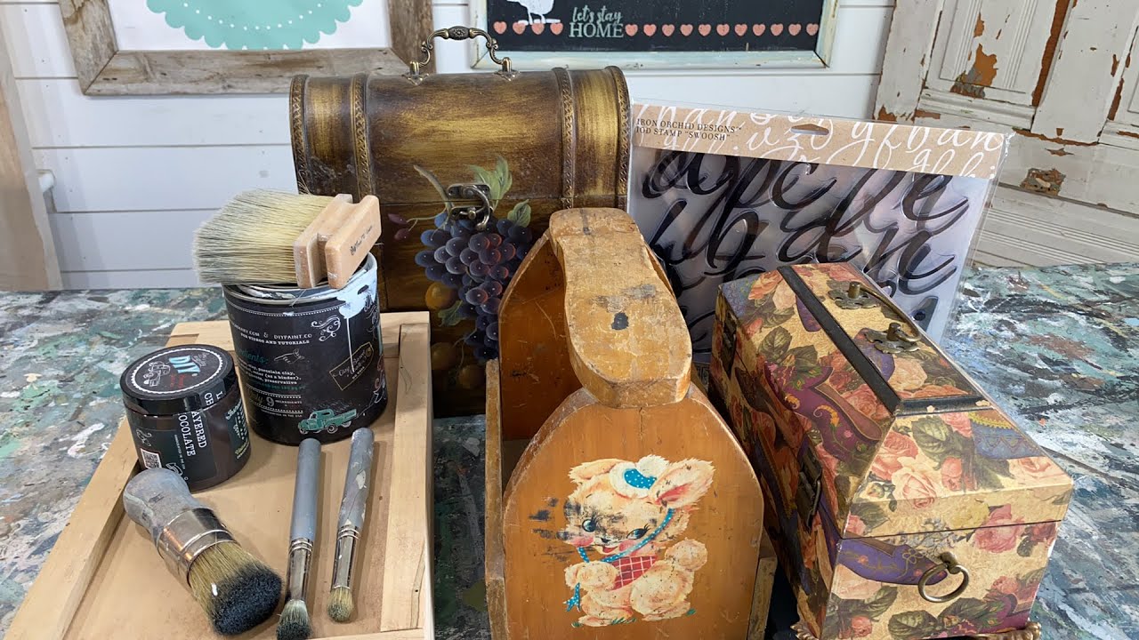 Painting All The Things And New IOD Stamps and Moulds WNW