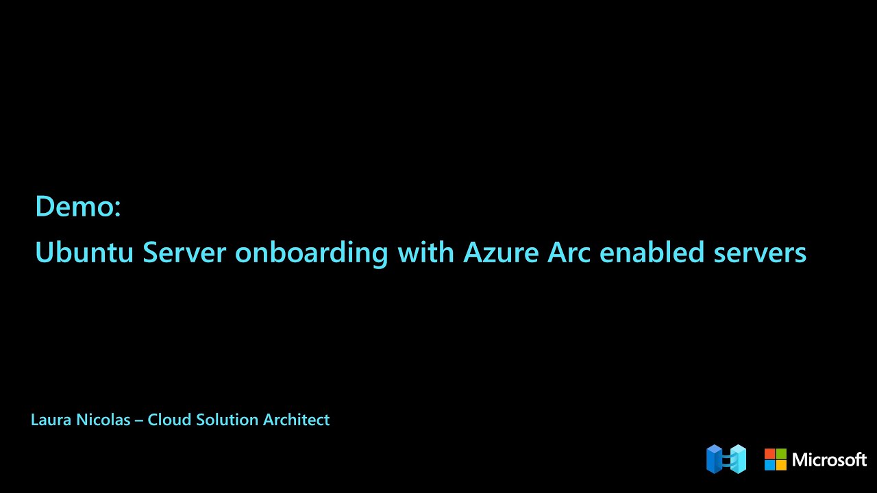 Manual Ubuntu server onboarding with Azure Arc enabled servers - YouTube