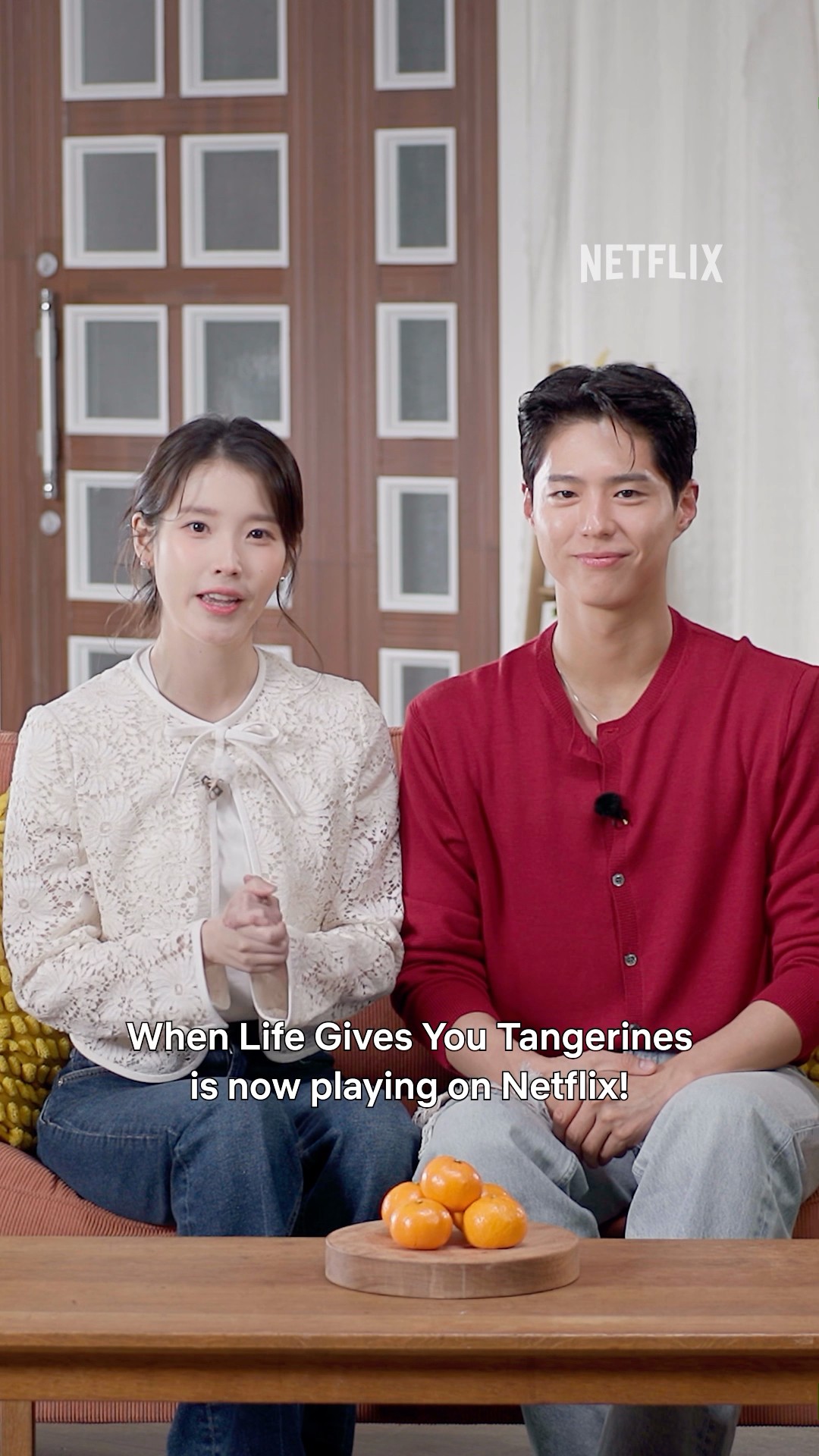 a warm welcome to When Life Gives You Tangerines. now playing on Netflix!