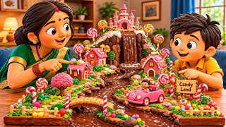 10 Amazing Miniature Clay Candy Land & Chocolate Waterfall Making 🍫 | DIY Sweet Car & Magic World!  screenshot 5