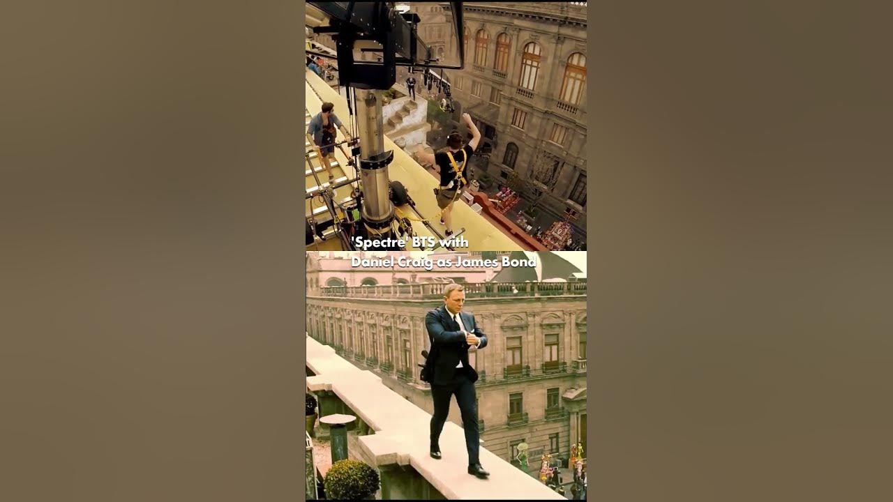 'Spectre' BTS from the opening scene with Daniel Craig as James Bond