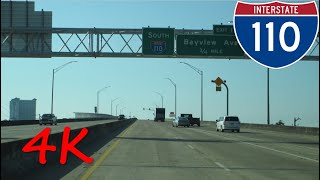 ⁴ᴷ Interstate 110  Mississippi southbound [4K VIDEO]