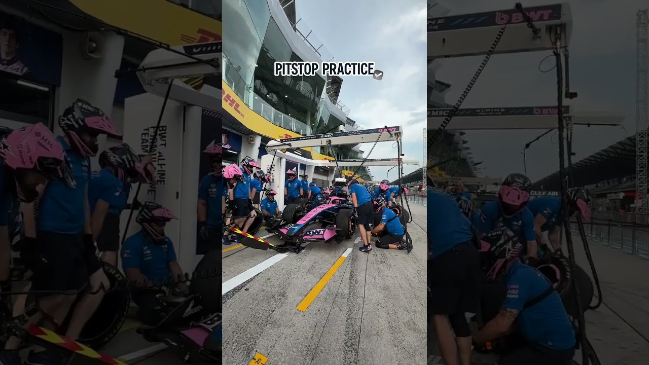 POV: Formula One pitstop practice ⏱️🤏